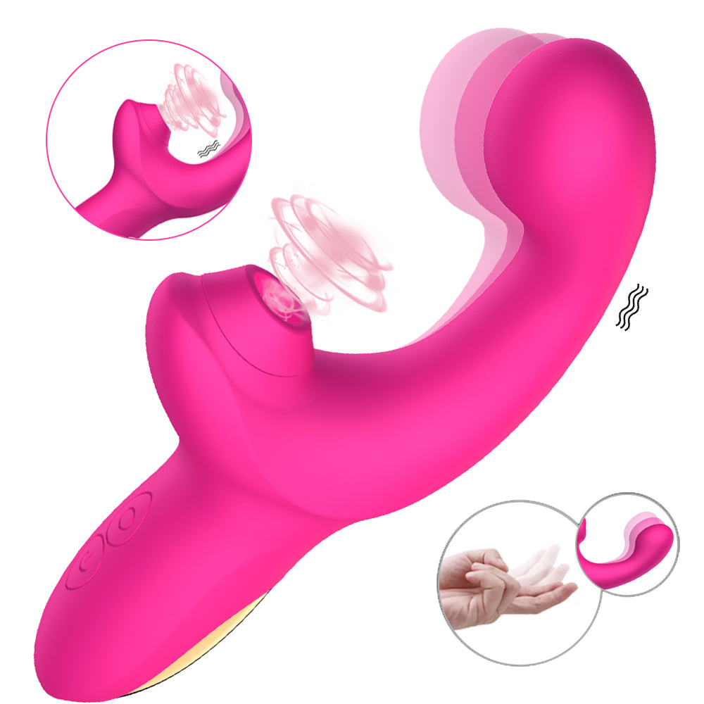 Vibrador Succionador Estimulador Clitoris Punto G Instinct – Lubba -  Juguetes para adultos